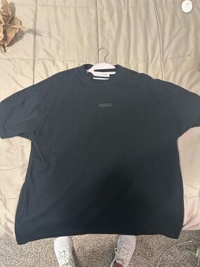 Fear of God Black Short Sleeve Logo Tee